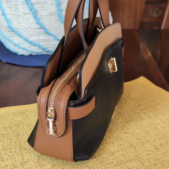 Nanette Lepore Black and Tan Purse - Picture 4 of 16